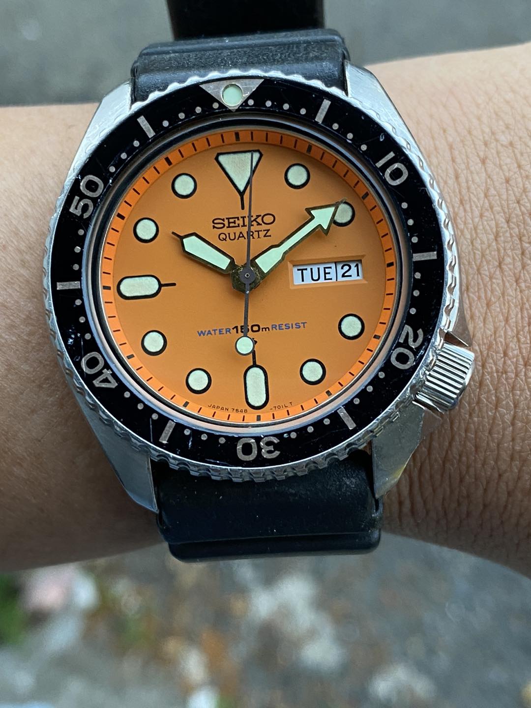 Seiko Diver Quartz 7548-700C water 150m resist – Long's Fine Watches