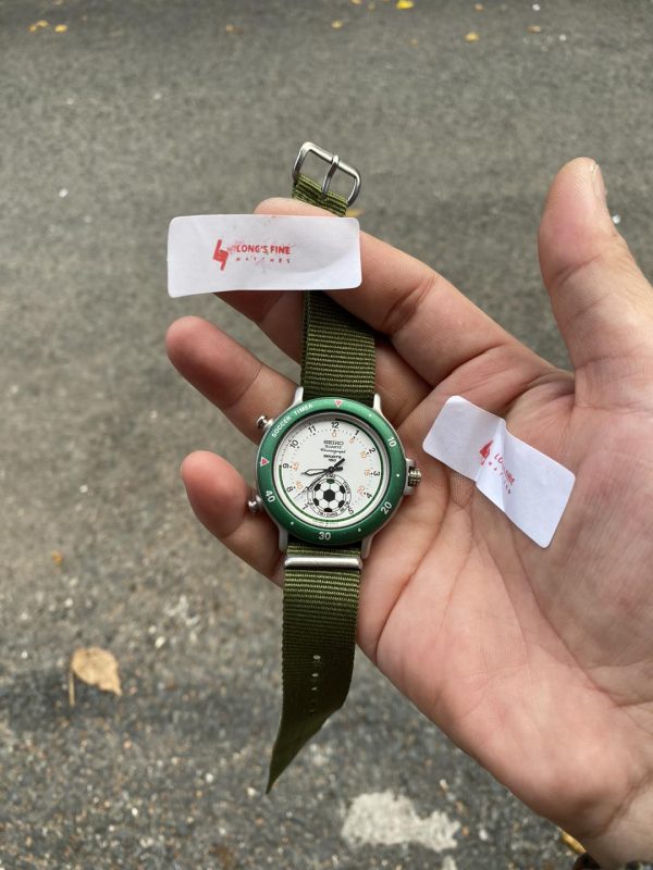 Seiko Soccer World Cup Italia 90 8M328040 Quartz Steel Wrist Watch