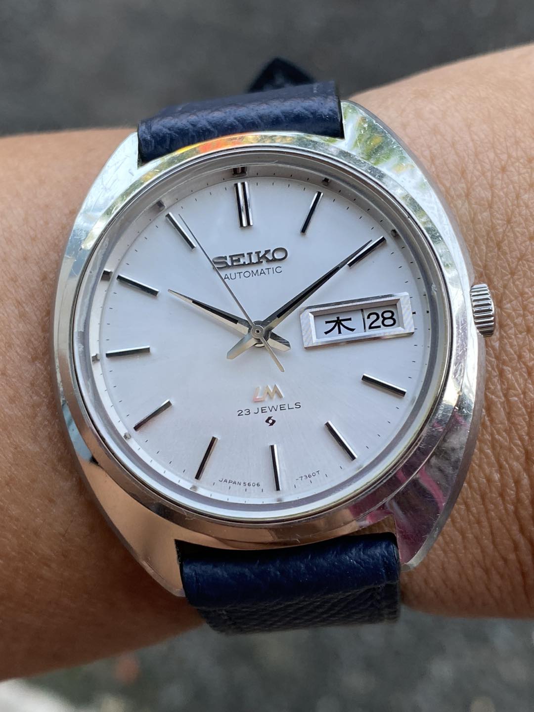 Seiko LM automatic, Cal.5606-7150 Case no.252447 , made in Japan