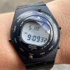 SEIKO Black SPEEDMASTER A828-4000 GIUGIARO SSBA028 Quartz Digital Watch  case no.300031 , made in Japan.