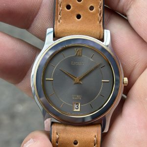 Authentic Exceed Citizen Quartz Watch Base metal UAIG 5777-F70175 NA Vintage / case no.3060154, made in Japan.
