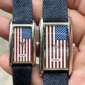 Set Fossil NORDSTROM Quartz Watch ND-3456/ case no.250007 and ND-3457/ case no.250005.