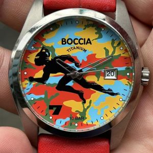 Boccia Titanium Quartz watch all Titanium 3606-07, made in France .