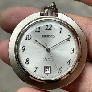 Seiko Skyliner Pocket manual winding 21 Jewels 6102-0010 / case no.875669 , made in Japan.