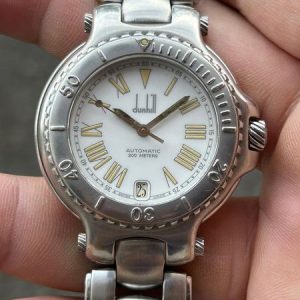 Alfred Dunhill 1980s Automatic 200 meters with rotation unidirection Bezel, Swiss made.