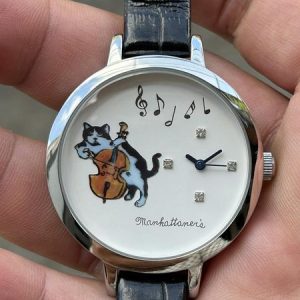 Manhattaner's Quartz watch MH-102 stainless Steel / case no.04253116 , made in Japan.