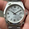Bulova Quartz watch 38801 all Stainless Steel , Swiss made.