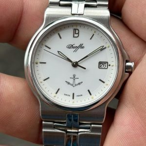 Durffee Quartz watch stainless Steel Ref.12001.116 / case no.12823299 , Swiss made.