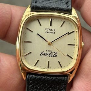 Citizen Vega Coca Cola Quartz 2038-393422 Vintage watch / case no.5090144, made in Japan.