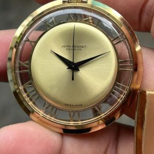Jean Perret Geneve Pocket manual winding watch , Swiss made .