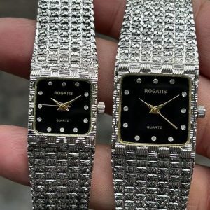 Set Rogatis Quartz watch stainless Steel back , made in Japan.