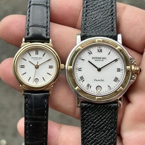 Set Raymond Weil Geneve Quartz Watch 9189 (demi gold 18k) and 5331 , Swiss made.