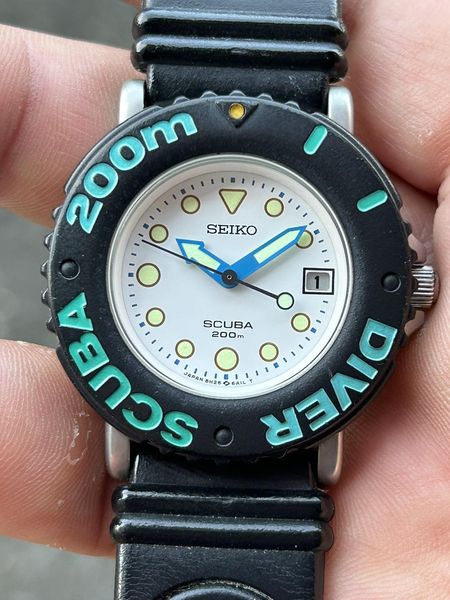 SEIKO セイコー SCUBA200m スクーバ【5H25-6A1A】ダイバーズ