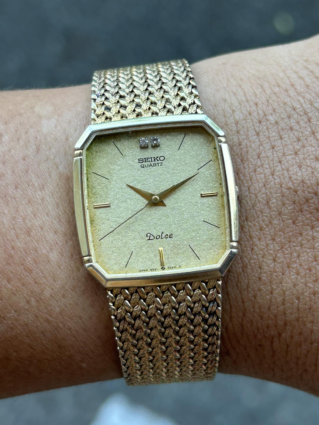 Seiko Dolce 9521‑5010 シルバー メンズ Seiko Dolce Re.9521
