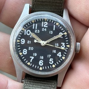 01/1983 Hamilton vintage manual winding watch MIL-W-46374B / DLA-400-82-C-4845 , Swiss made.