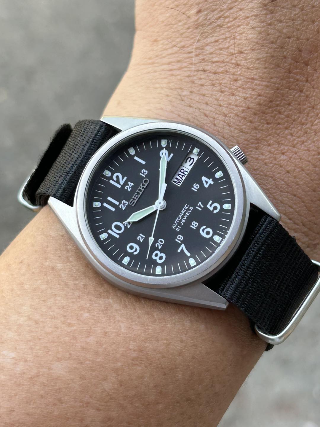 SEIKO WP 7S26-3060 セイコー ミリタリー 自動巻き 腕時計