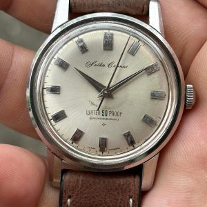 Pre Diver - Seiko Cronos sea horse water 50 proof Diashock 21 jewels J13046 , made in Japan.