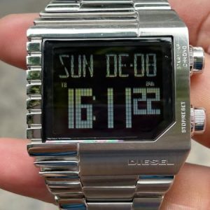 Diesel Digital Quartz watch stainless Steel DZ-7186 / case no.1341009 , made in Japan.