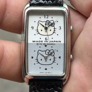 Seiko Alba Kitty Dual time Quartz watch Y15W-5A20(Y151-Y150)/ case no.750004, made in Japan.