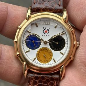 高島秀武のお早よう！中年探偵団 JOLF Quartz Vintage watch , made in Japan.