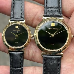 Set Citizen LUCIANO FORNERIS Quartz watch 6A31-L05655 Y & 6A31-L05621, made in Japan .