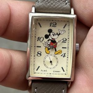 Alba Mickey Quartz Watch V707-5050/ case no.692583 , made in Japan.
