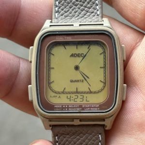 Vintage Citizen ADEC Alarm Chronograph 9568-392701 digital quartz watch / case no.11113430 , made in Japan.