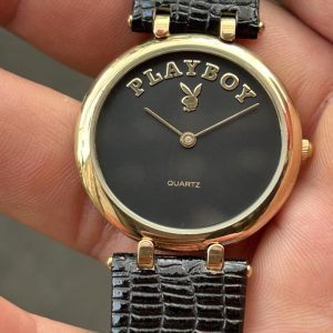 Playboy Quartz watch stainless steel back 1A24M.