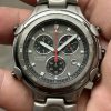 Citizen Chronograph alarm 3510-352904 Y titanium quartz watch/ case no.415662, made in Japan.