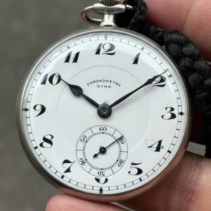 Vintage CYMA pocket manual winding watch , case no.232626 , Swiss made.