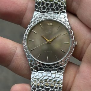 Withus Quartz quartz watch stainless steel back, Swiss made.