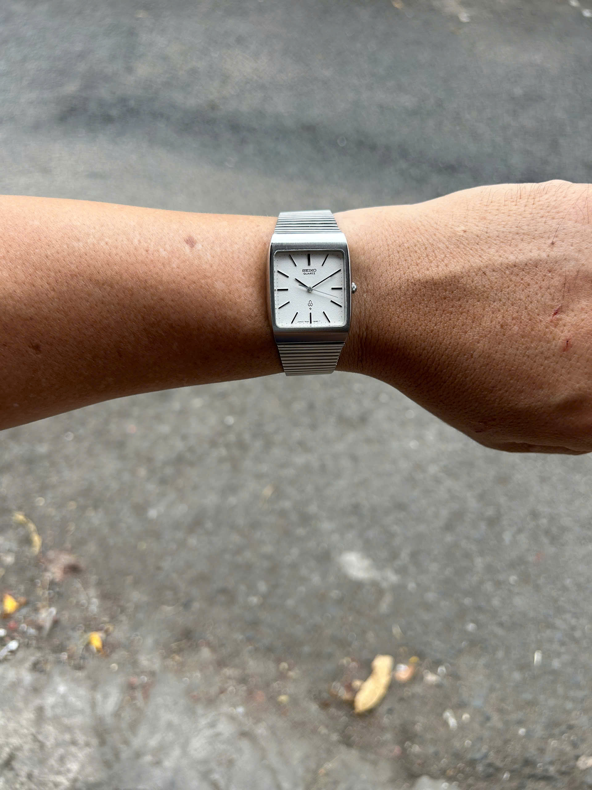 Seiko Quartz Watch 7830-5050 STAINLESS STEEL/ case no.960700, made