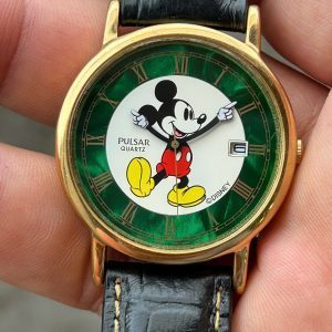 Pulsar Disney Mickey quartz watch V532-9A00, case no.350223, made in Japan.