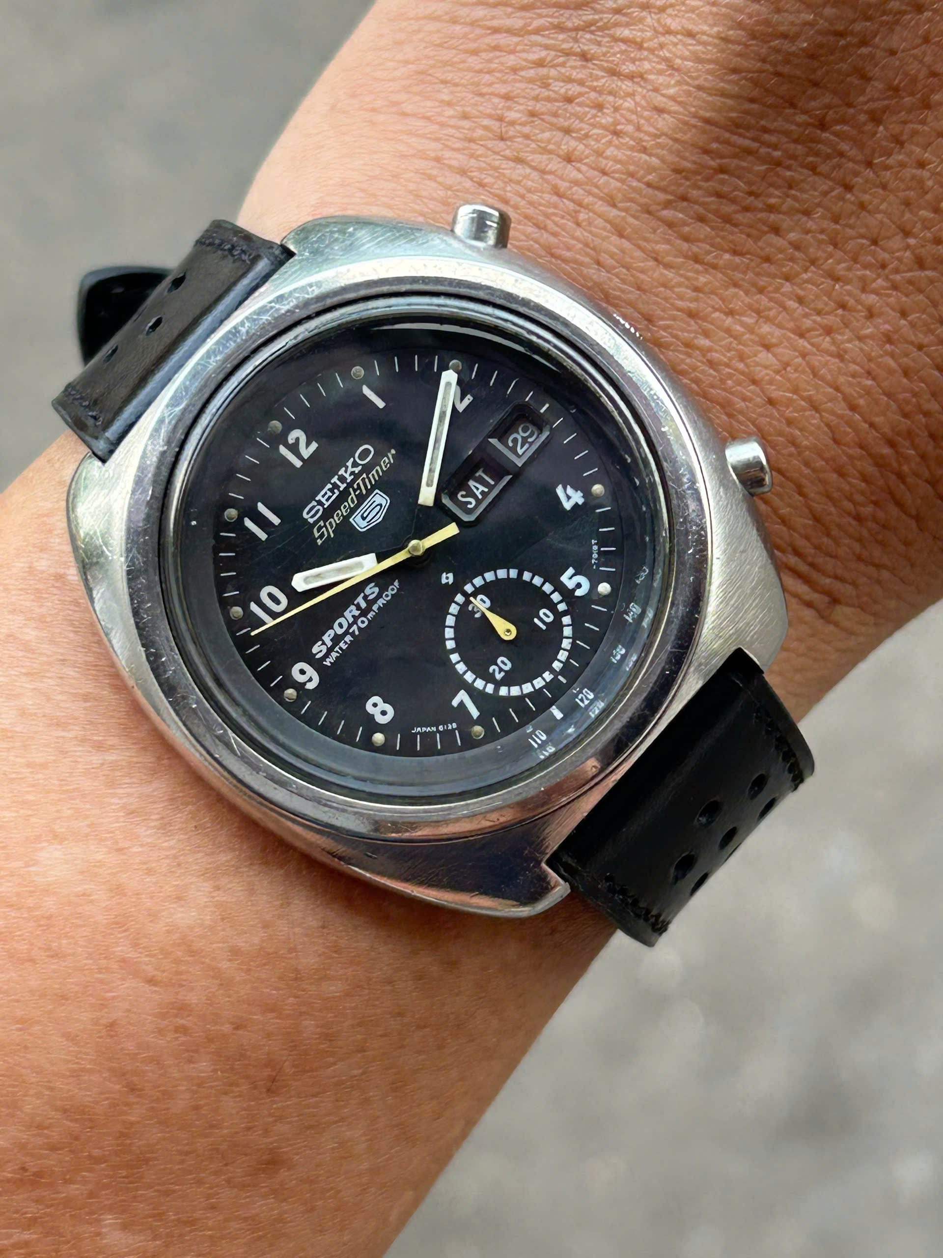 セイコー 5 Speed Timer sports6139 自動巻き ジャンク 【公式通販】