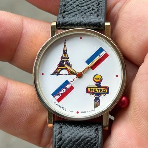 Avronel Paris quartz watch, made in France.