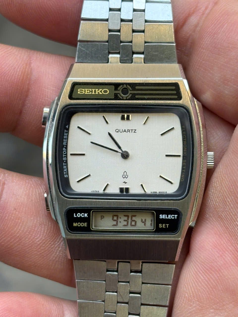【超美品】SEIKO H259-5000 ★レストア動作品★ SEIKO HYBRID H259 | watchshop L