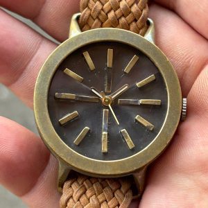 Hand made quartz watch, made in Japan.