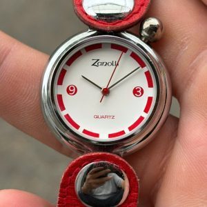Zanolli ladies quartz watch stainless steel back.