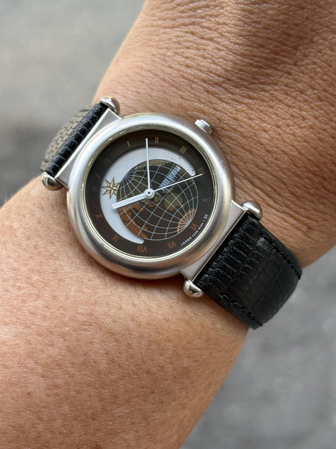 Seiko Junko Shimada ( designer ) Quartz Watch V535-6A40 Base metal