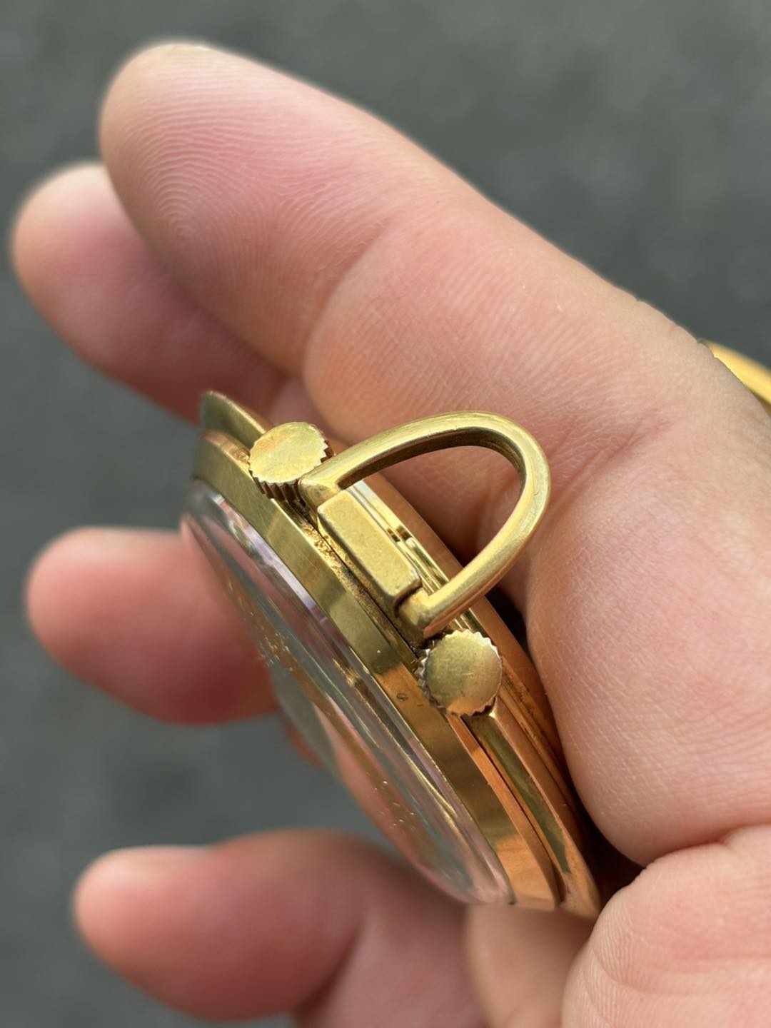 Sandoz alarm pocket manual winding watch, Swiss Made. – Long's