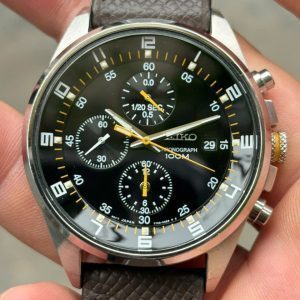 Seiko Chronograph quartz watch 7T92-0MF0/ case no.4N0049, made in Japan.