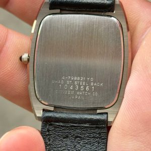 中古 美品 R.E.G. O-K hi stainless 45 Seiko Quartz QZ 0922-8060 — VintageSeikos.NL