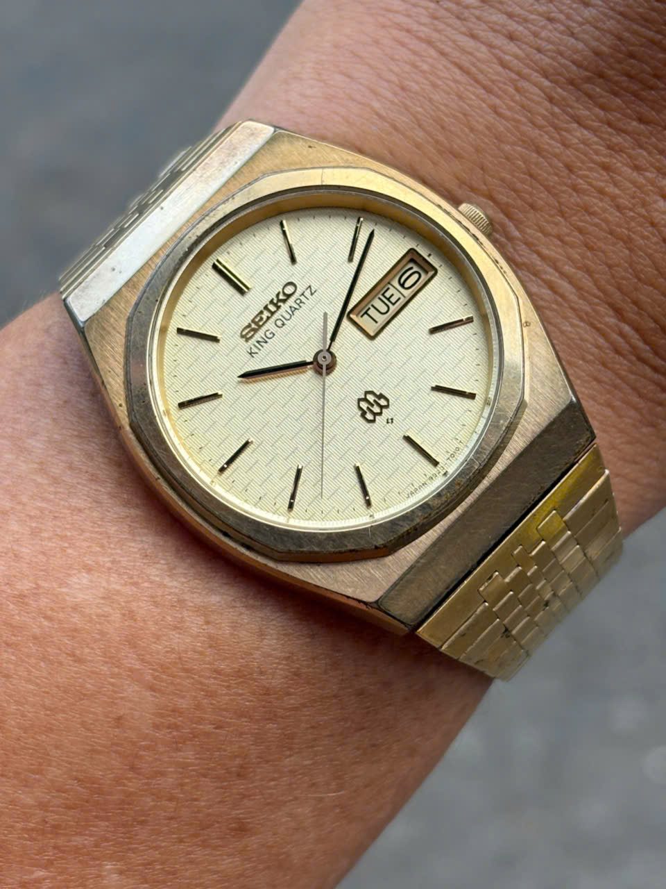 Seiko King Quartz 9923-7010/ case no.973908, made in Japan
