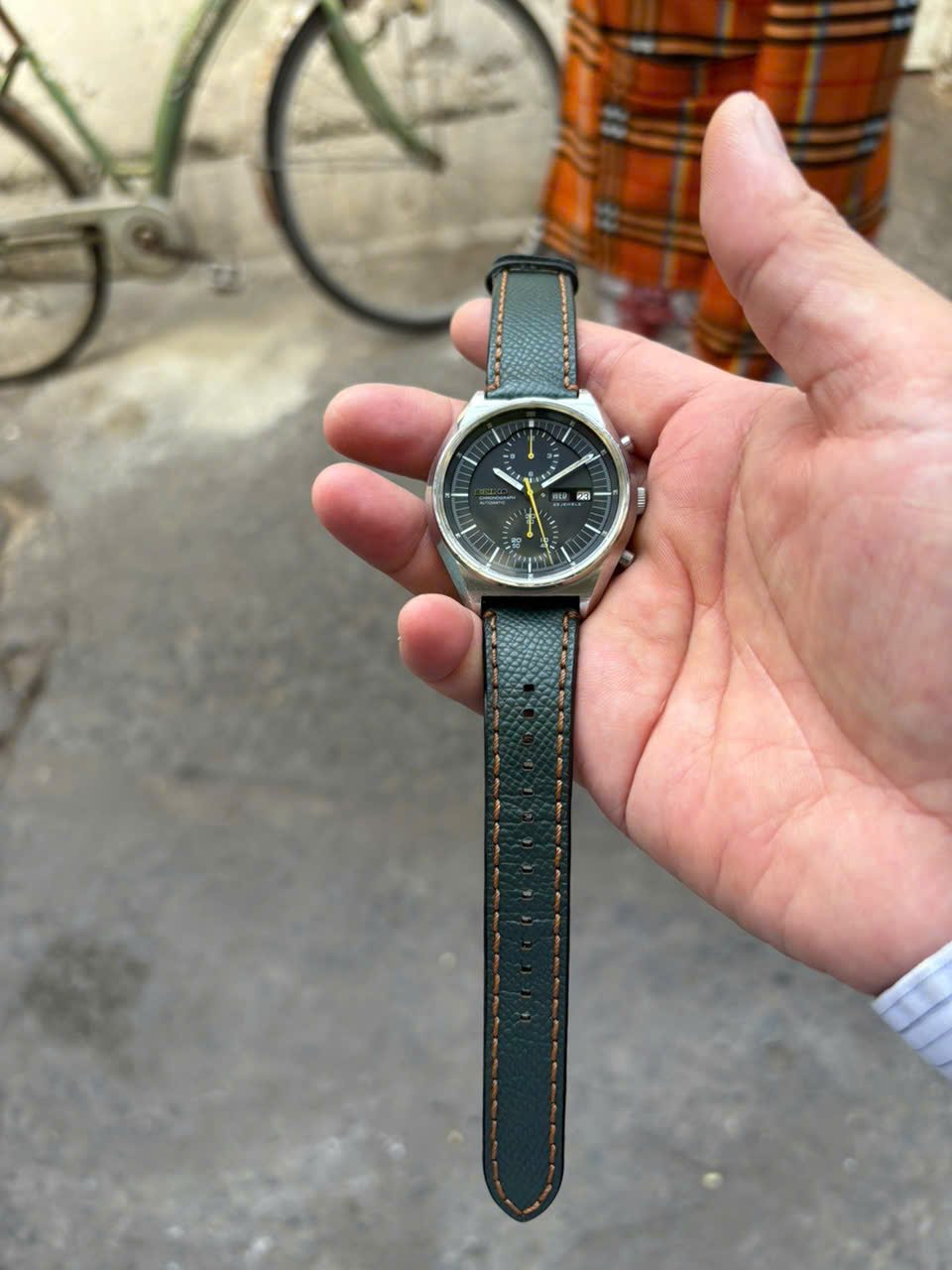 Seiko Jumbo Chronograph automatic 6138-3000/ case no.231587, made