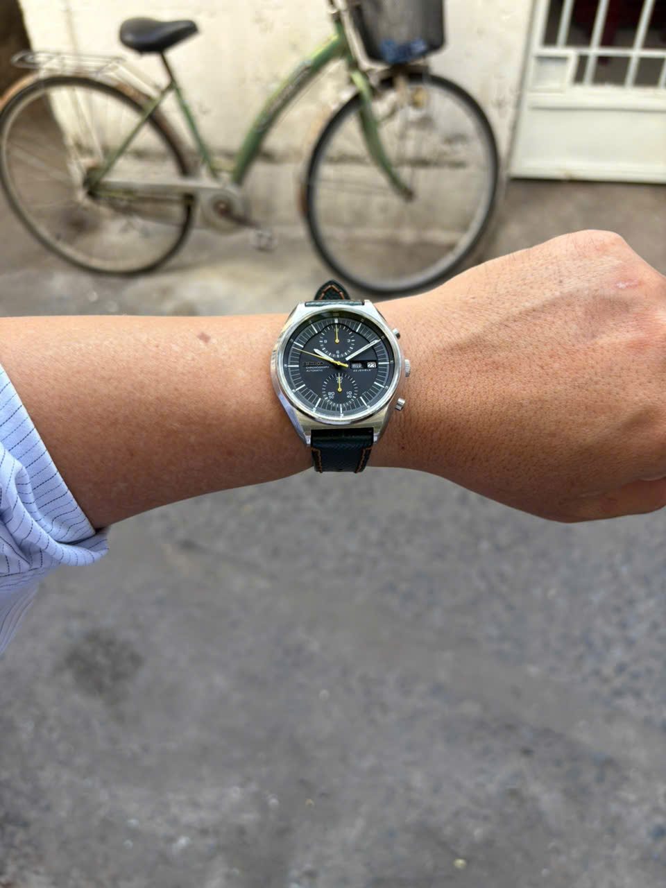 Seiko Jumbo Chronograph automatic 6138-3000/ case no.231587, made