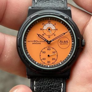 Seiko Alba Quartz watch V254-0010, case no.563764, made in Japan.