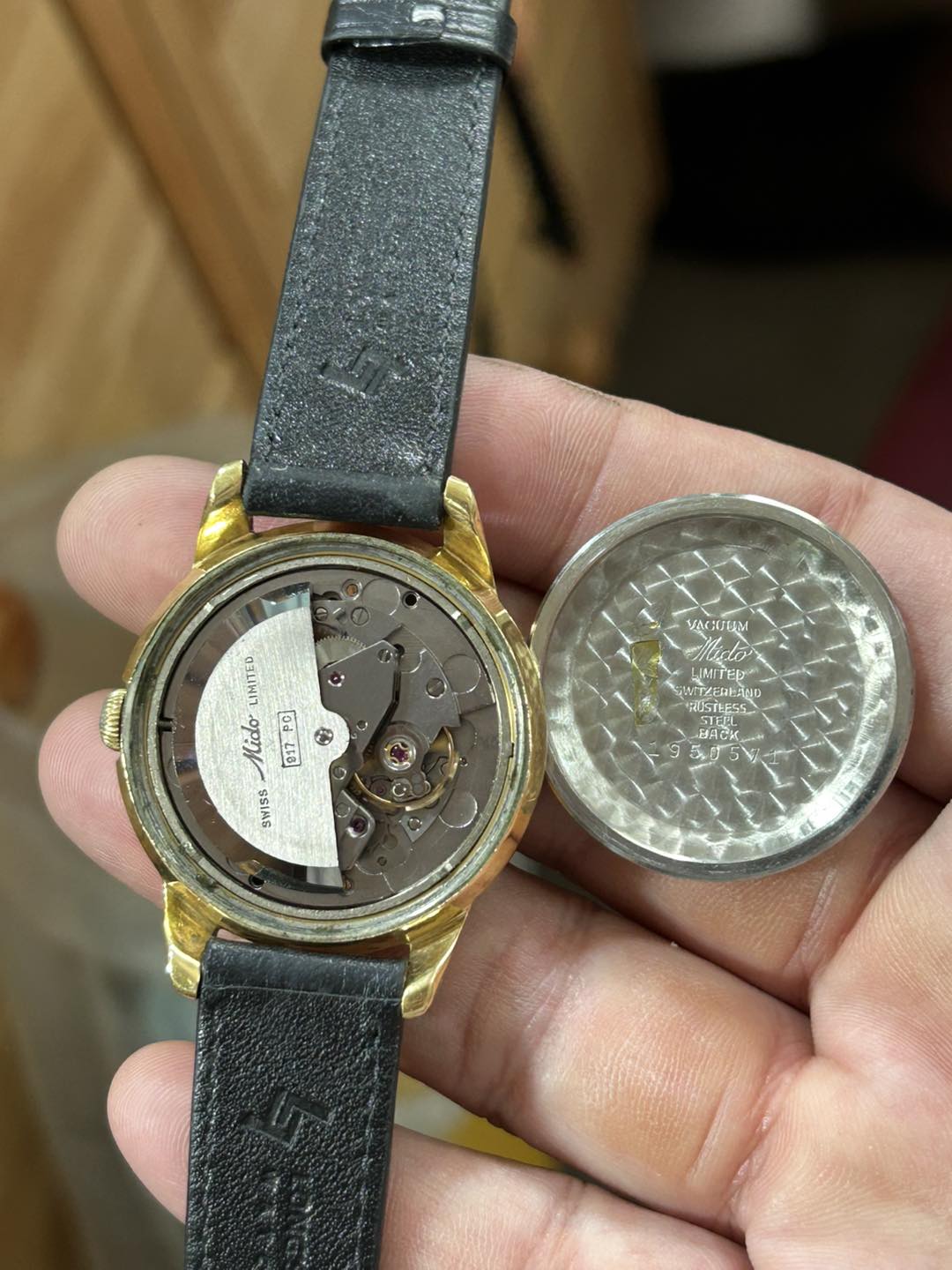 1950's Vintage Mido MultiFort Powerwind, case no.1950571, Swiss