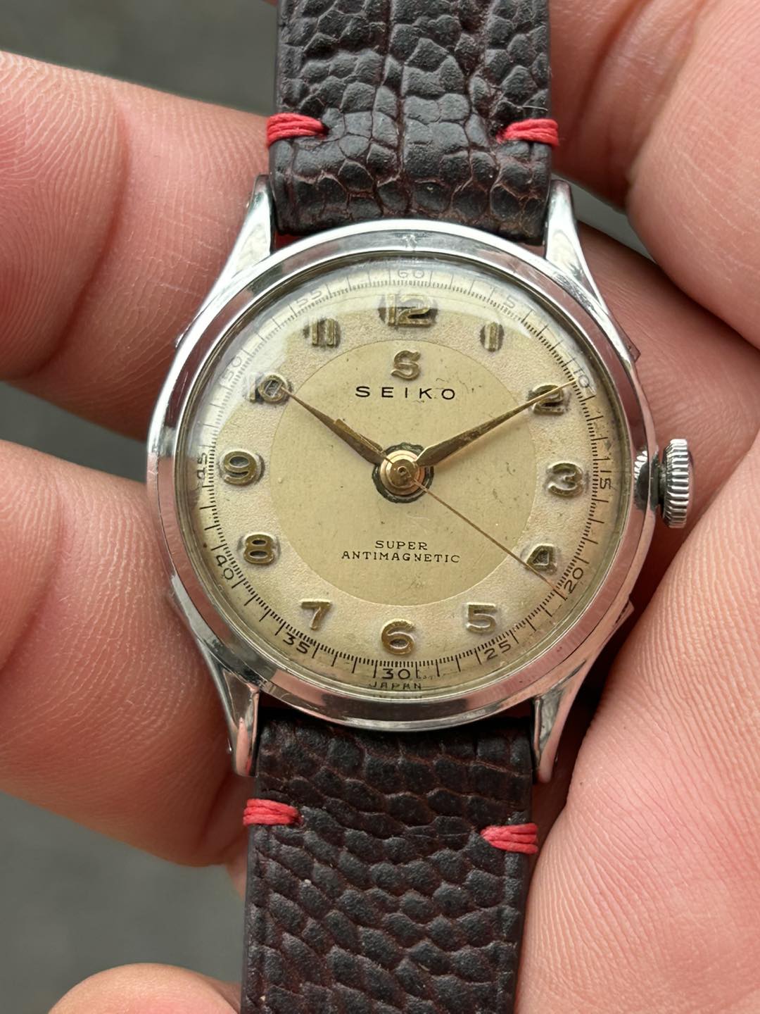 Vintage Seiko S manual winding Unique 1188, case no.391293