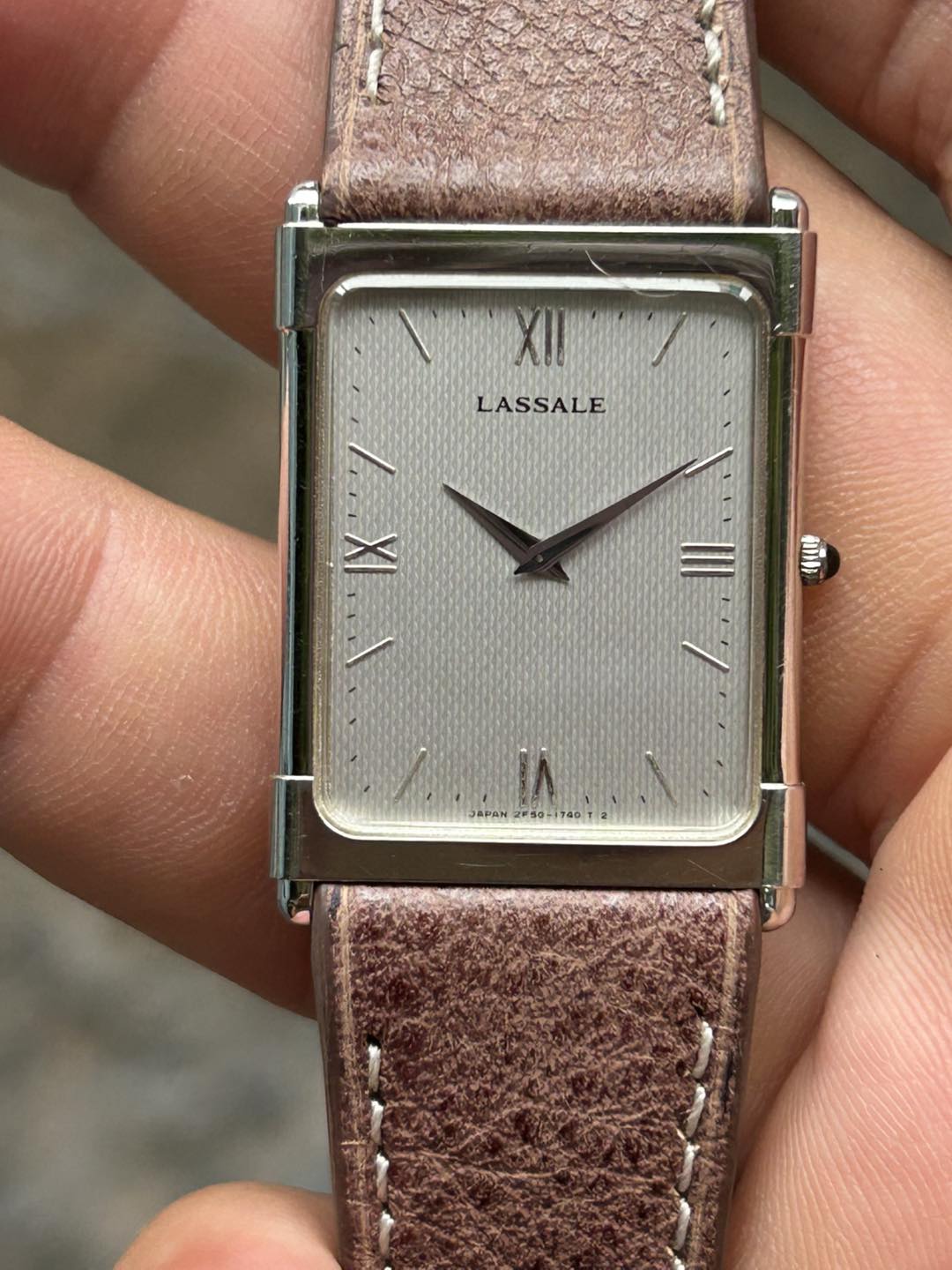 Seiko Lassale tank Quartz watch 2F50-6130, case no.230003, made in
