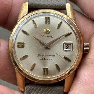 Benrus Vintage Jungle Master automatic watch FEC 6167, Swiss made.